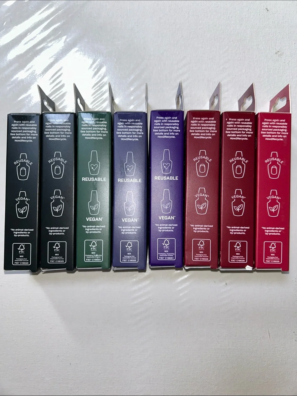 8x OPI On Point Press-On Nails Variety Pack
